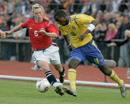 Henok Goitom och Björn Helge Riise
