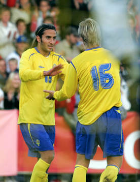 Erkan Zengin och Andreas Dahl, Sverige (Jubel)