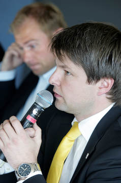 Presskonferens med Mathias Svensson