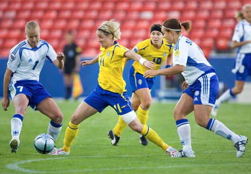 Victoria Svensson, Sverige, Anna Mäkinen och Tina