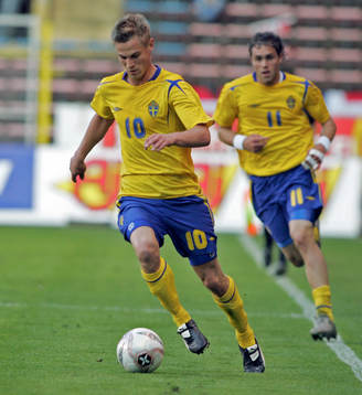 Markus Rosenberg och Johan Elmander, Sverige