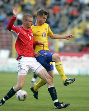 Brede Hangeland, Norge och Markus Rosenberg, Sverige