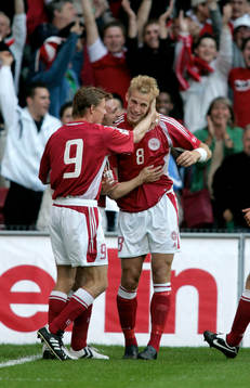 Sören Larsen, Danmark, jubel