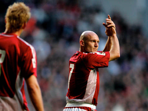 Thomas Gravesen, Danmark, jubel