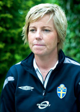 Fotboll, Dam, EM, Landslag, Sverige, Marika Domanski