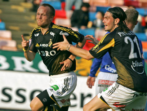 Nicklas Carlsson, AIK och Andreas Eriksson