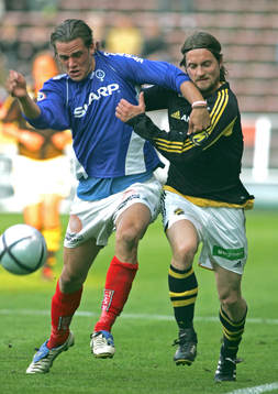 Eddie Åhman, Åtvidaberg och Mats Rubarth, AIK