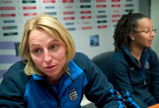 Fotboll, Dam, EM, Landslag, England, Feay White och Hope