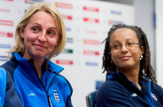 Fotboll, Dam, EM, Landslag, England, Feay White och Hope