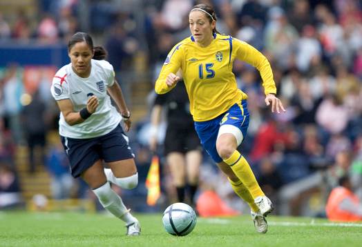 Therese Sjögran och Alex Scott