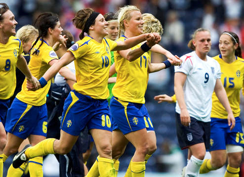 Sverige, jubel, Hanna Ljungberg, Anna Sjöström, Frida