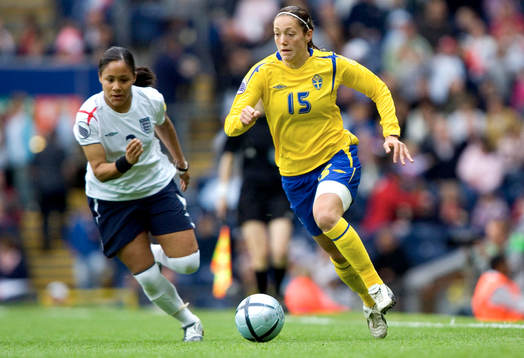 Therese Sjögran och Alex Scott