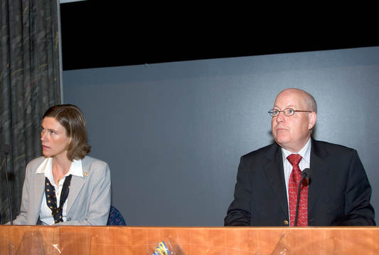 Madelon Sundqvist, sekreterare och Ingemar Josefsson,