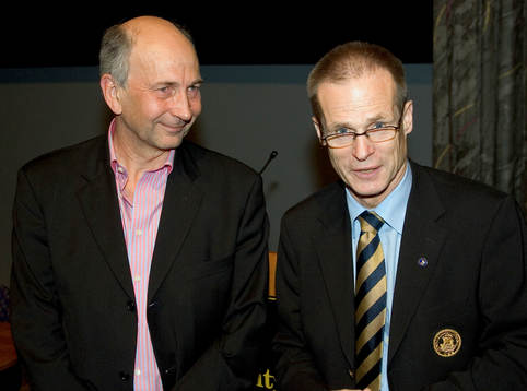 Anders Hedin, valberedninges ordförande och Christer