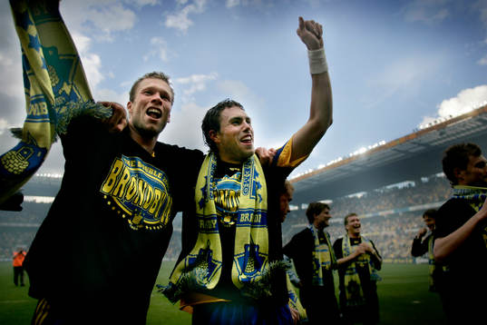 Bröndby vann danska ligan, Morten Wieghorst och Johan