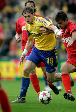 Johan Elmander, Bröndby, vann danska ligan