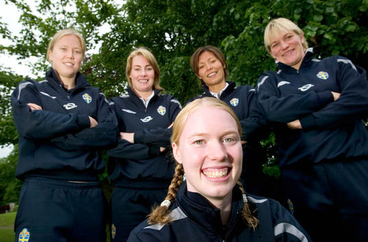 Hedvig Lindahl, Sara Larsson, Hanna Marklund, Jane