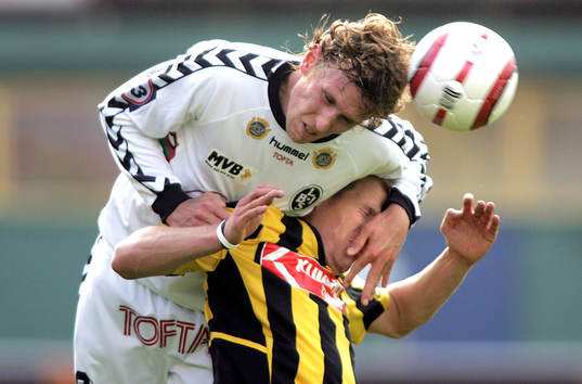Pontus Segerström och Jonas Henriksson i nickduell