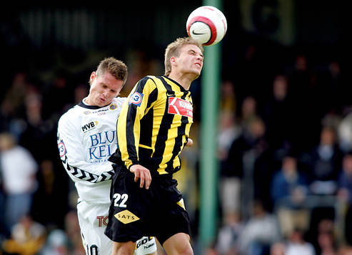 Daniel Forsell och Jon Jönsson i nickduell