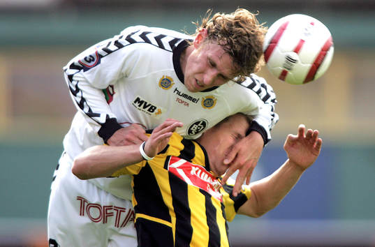 Pontus Segerström och Jonas Henriksson i nickduell