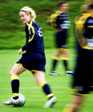 Fotboll, Dam, EM, Landslag, Sverige, träning, Victoria