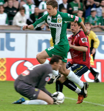 Patrik Gerrbrand, Hammarby och Dick Last, målvakt, Örgryte