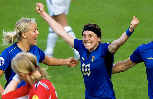 Hanna Ljungberg, Sverige, jubel glädje
