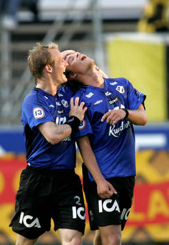 1-0, Dusan Djuric, Halmstad, jubel, glädje