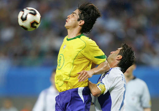 Kaka, Brasilien och Theo Zagorakis, Grekland