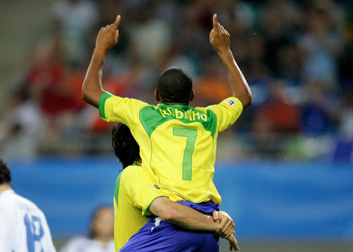 Robinho, Brasilien (Jubel)