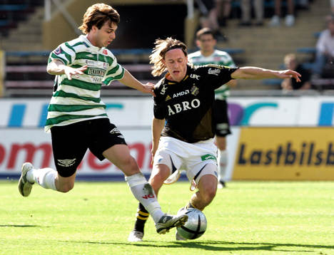 Mattias Moström, AIK och Damir Foric, Västerås