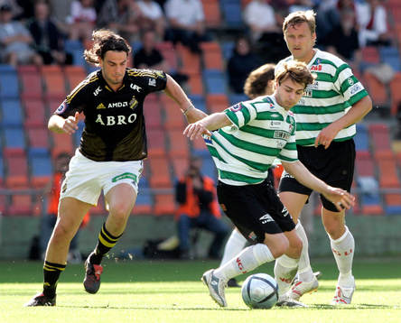 Andreas Eriksson, AIK och Damir Foric, Västerås