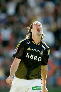 Andreas Eriksson, AIK, jubel