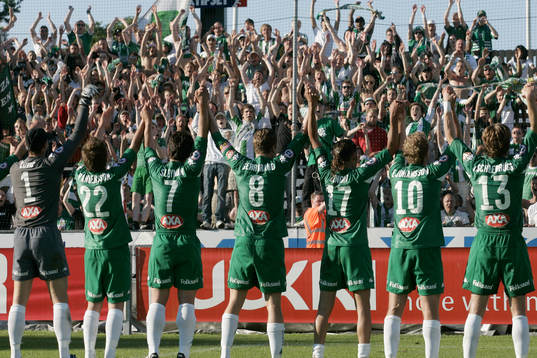 Fotboll, allsvenskan, jubel, Hammarby
