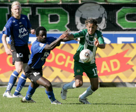 Erkan Zengin var en positiv Bajen-spelare, här rycker han