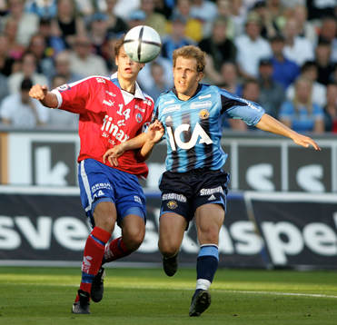 Andreas Granqvist, Helsingborg och Tobias Hysén,