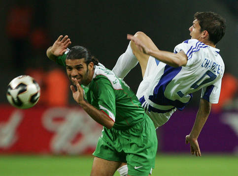 Rafael Marquez, Mexico och Angelos Charisteas Grekland