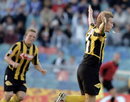 Marcus Jarlegren, Häcken, jubel