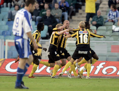 Teddy Lucic, Häcken, jubel