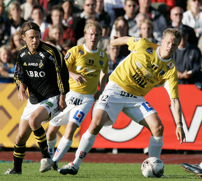 Viktor Elm, Falkenberg och Daniel Hoch, AIK