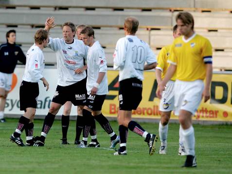 IFK Malmö - Kristianstad:  Stefan Noresson,jubel . Malmö