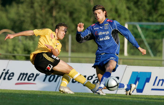Robert Drwiega, Hässleholm, laddar stora kanonen