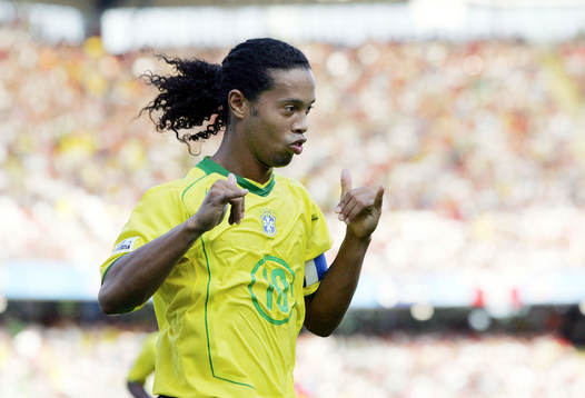 Ronaldinho, Brasilien, jubel