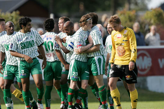 Jubel, Frölunda, depp, Mjällby