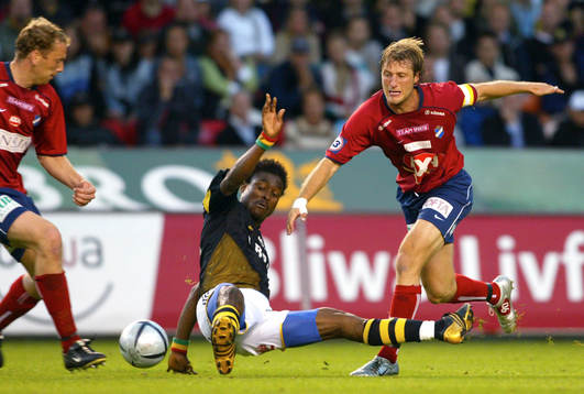 Derek Boateng, AIK och Fredrik Gustafson, Öster