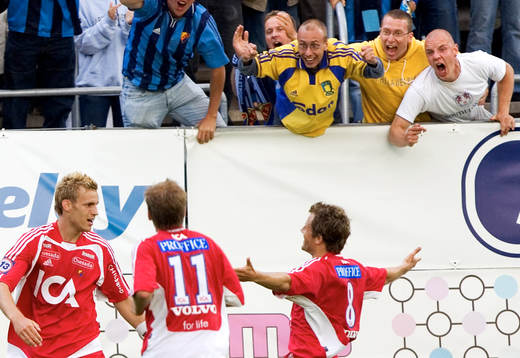 Lanskrona - Djurgården: Sören Larsen, Jones Kusi Asare