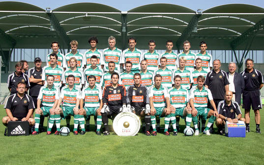 Fotboll, lagbild, Rapid Wien