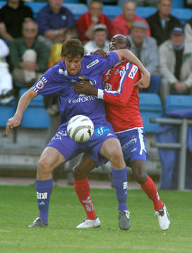 Micke Dahlberg, Sundsvall och Atiba Hutchinson, Helsingborg