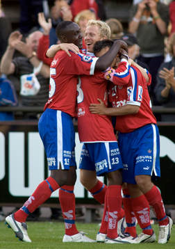Gustaf Andersson, Olivier Karekezi och Eldin Karisik,