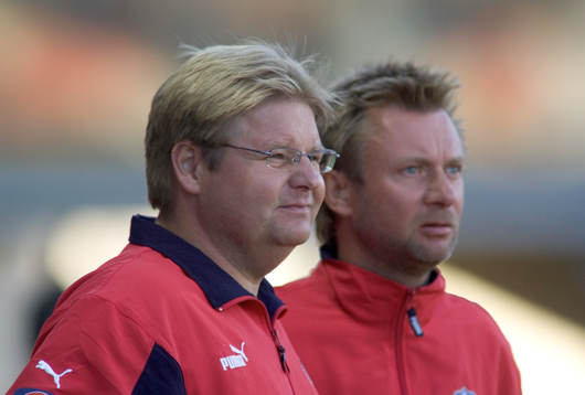 Peter Swärdh och Peter Gerhardsson, tränare
